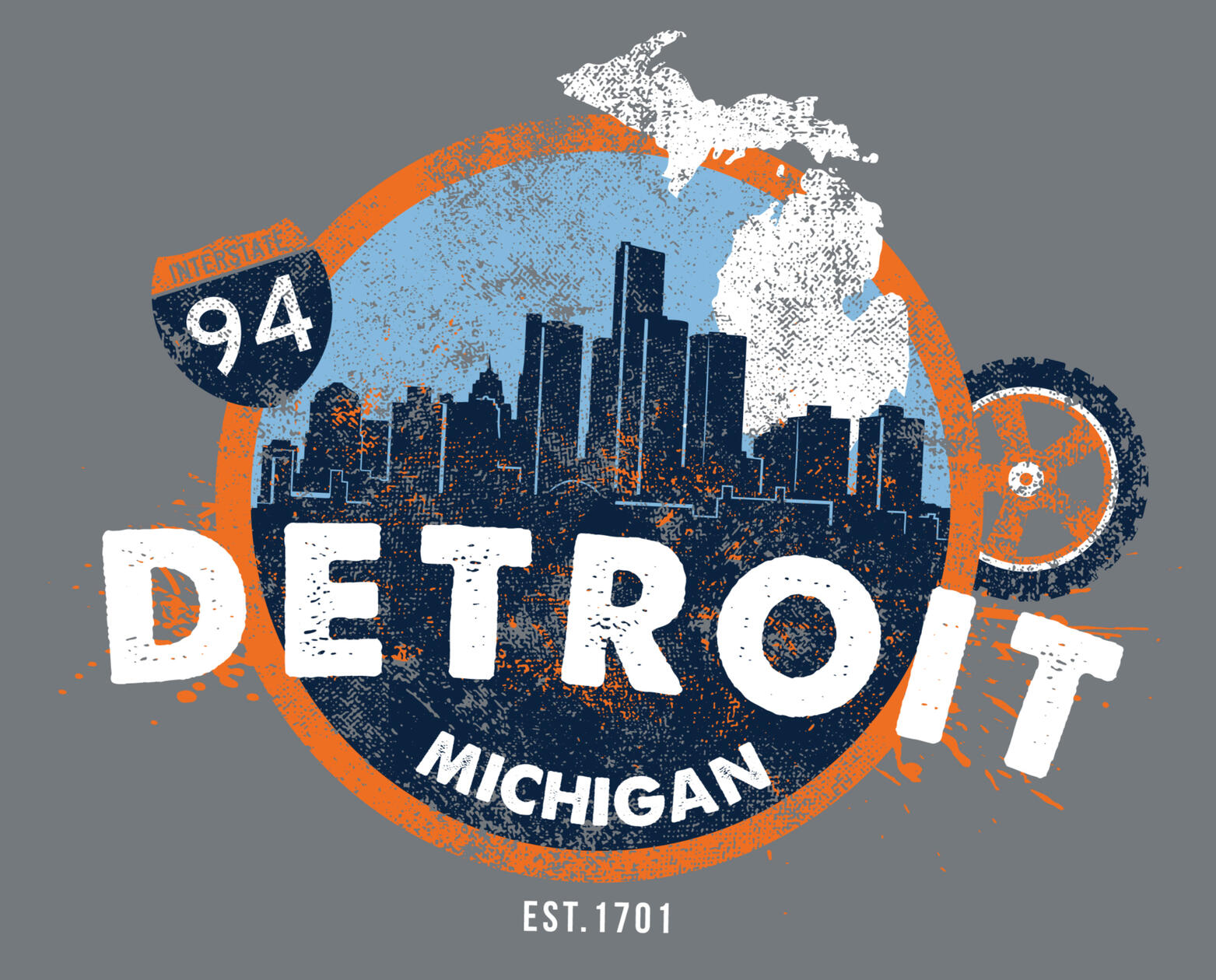 Detroit MI Emblem