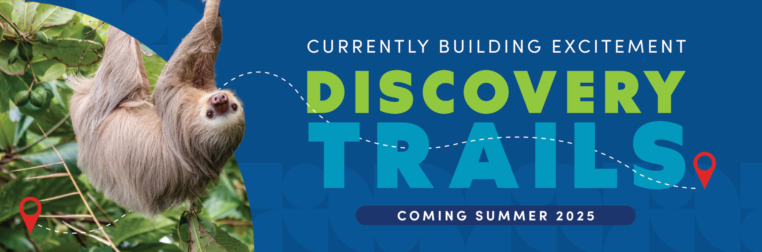Detroit Zoo Discovery Trails Banner Concept