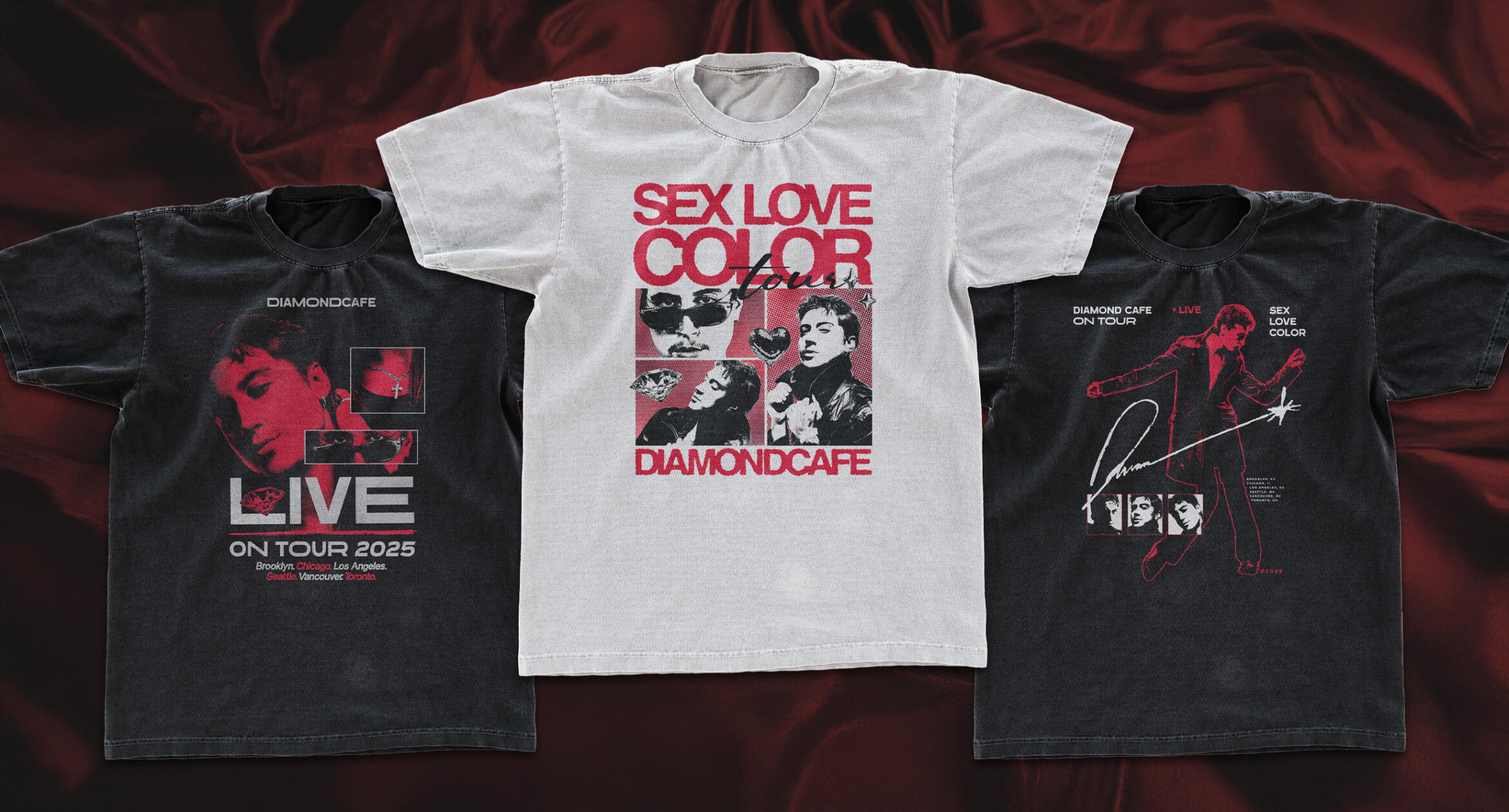 Diamond Cafe Tour Merch Concepts